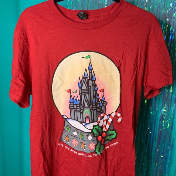 Tops - Small Shop Disney Christmas tee